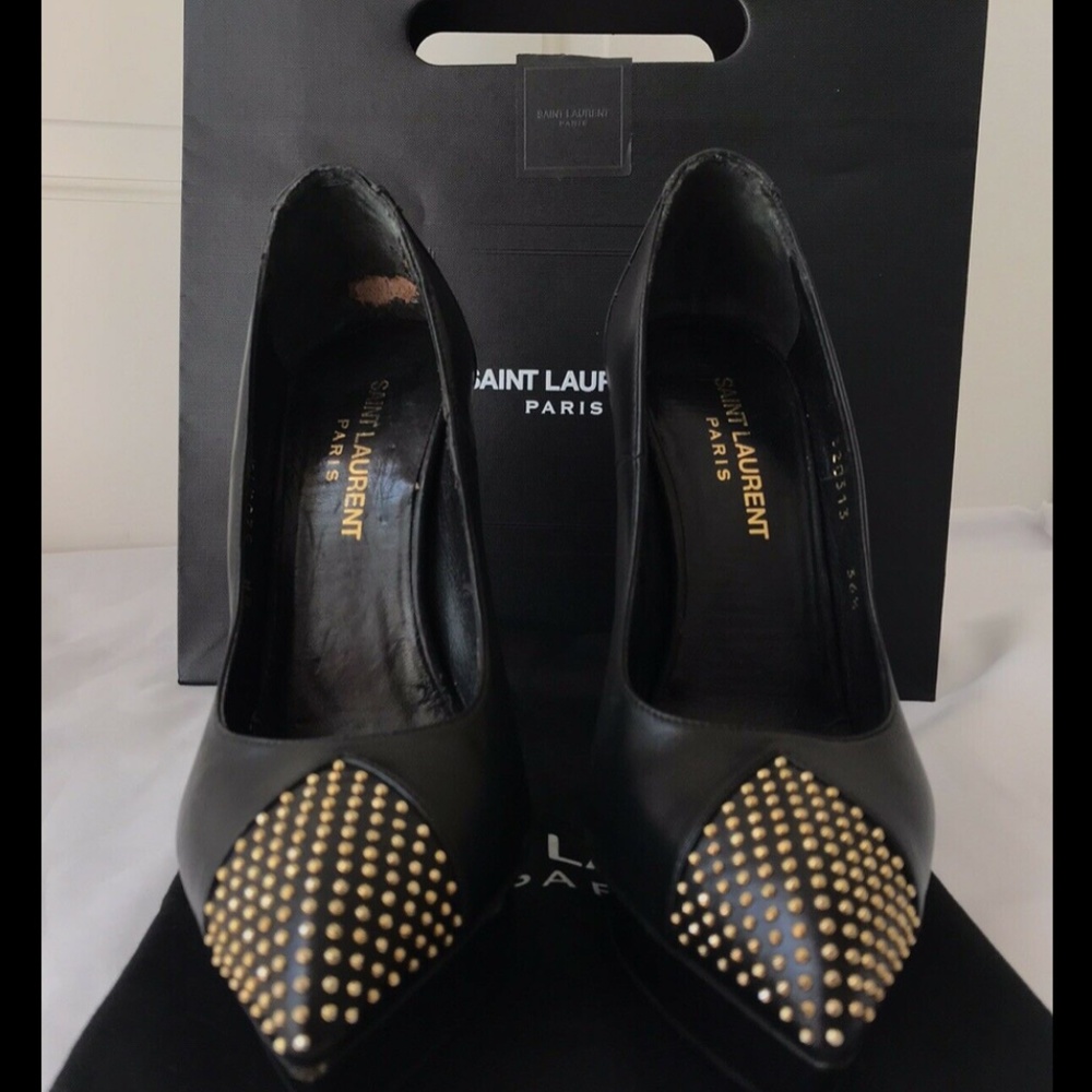 Yves Saint Laurent Women's Shoes Pump Heels 36.5 - Picture 11 of 14